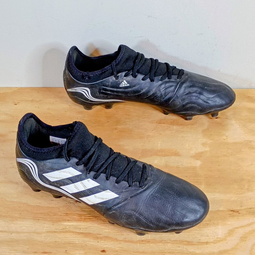 Adidas Copa Mens 11.5 Black White Soccer Cleats Firm Ground FG GW4958